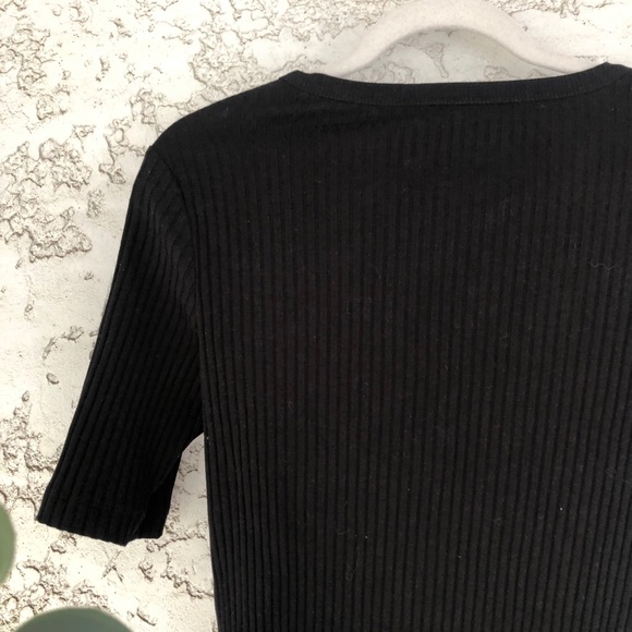 Frank & Oak Ribbed Black Top - Picture 9 of 10